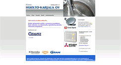 Desktop Screenshot of huoltokarjala.fi